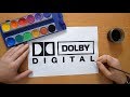 How to draw the Dolby Digital logo