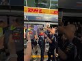 Soaking in the win 🤪 #F1 #RedBullRacing
