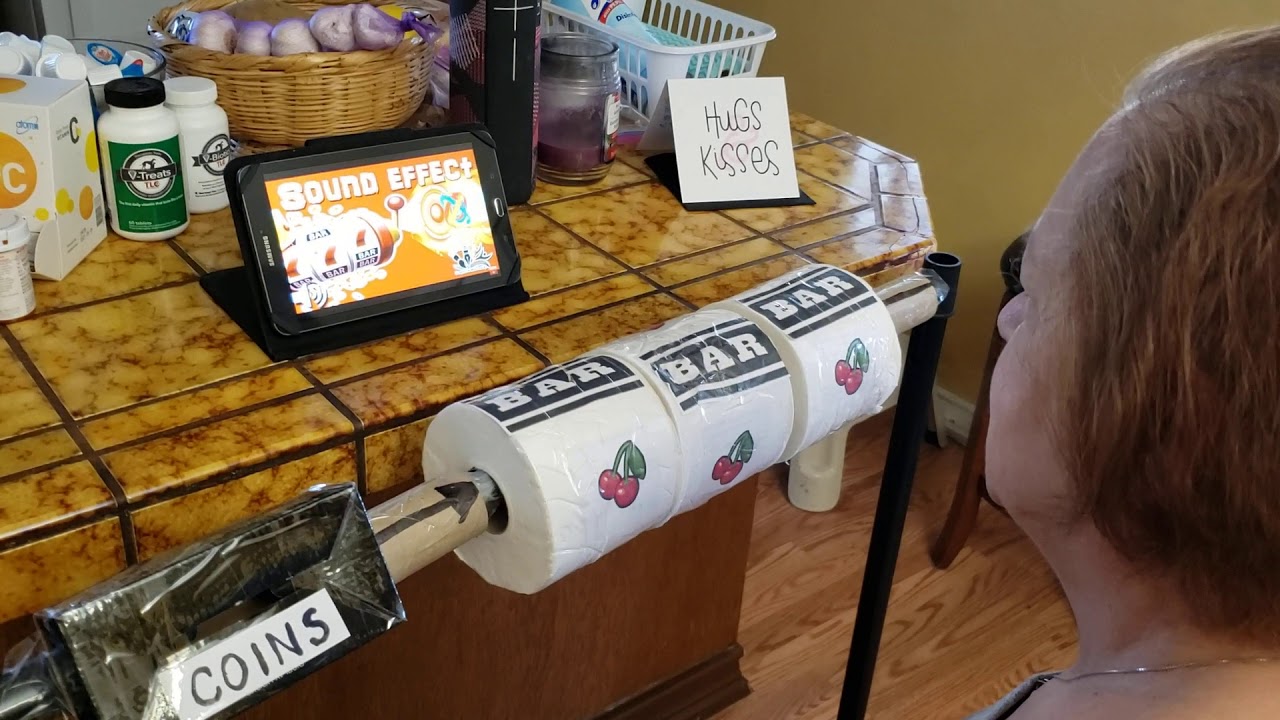 Home Isolation day 17 Casino Slot Machine fun with mom. YouTube