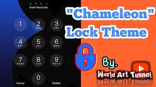 Baru!!!  Cara  Buka Kunci Hape ^xiaomi^ mengikuti jam  (Chameleon Lock Theme) by. World Art Tunnel screenshot 2