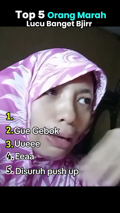 Top 5 Orang Marah🤣 Lucu Banget Bjirr #lucu #ngakak