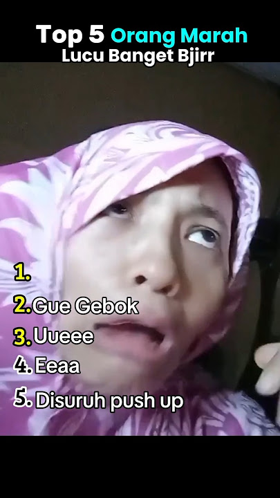 Top 5 Orang Marah🤣 Lucu Banget Bjirr #lucu #ngakak