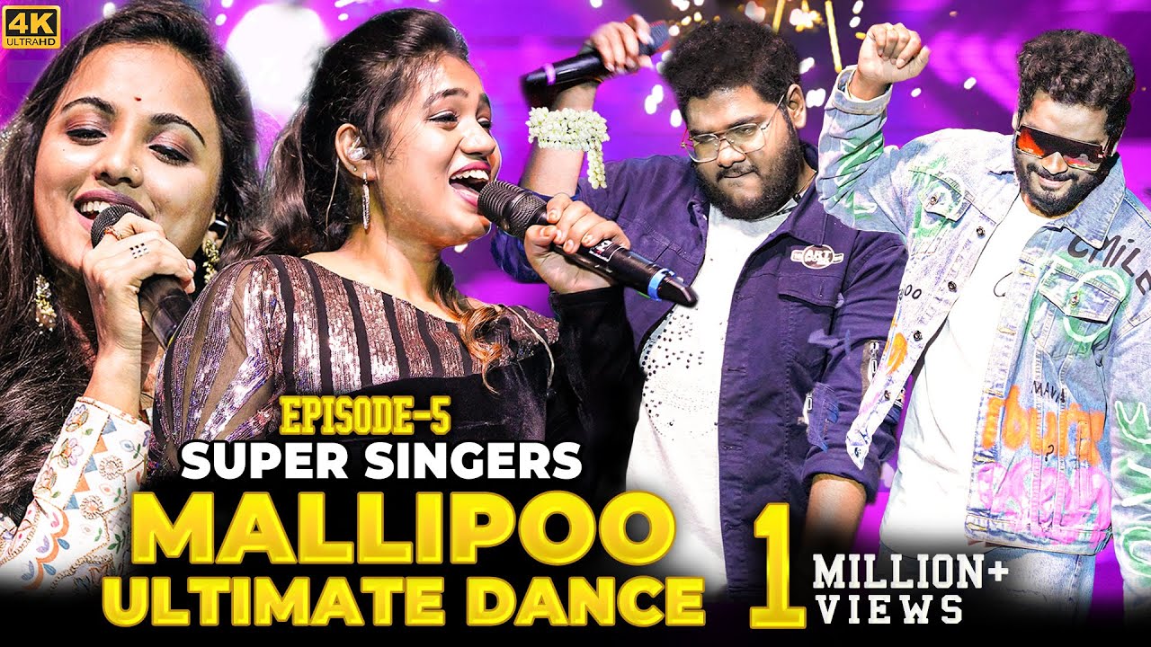 Srinisha  Maanasis Voice takes you to Heaven Bharath  Sams STR Dance Moves Mallipoo Song  VTK