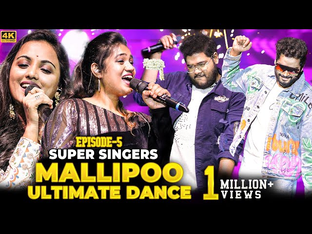 Srinisha u0026 Maanasi's Voice takes you to Heaven😍 Bharath u0026 Sam's STR Dance Moves🔥 Mallipoo Song | VTK class=
