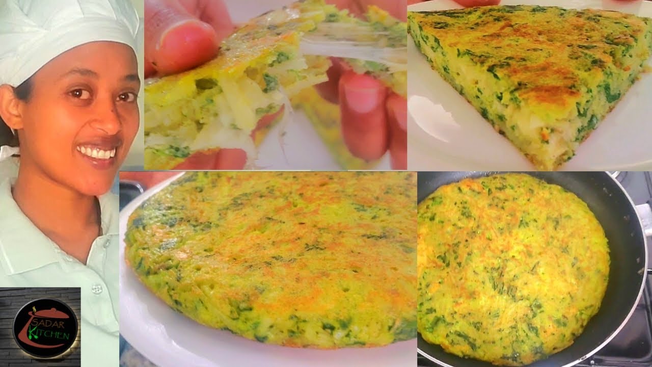 ቀላል ጤናማ ቁርስ አሰራር/ኦምሌት አሰራር// how to make Spanish Omelette/Egg recipe