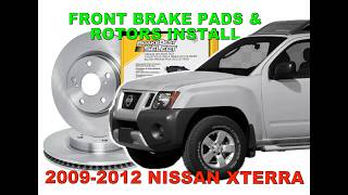 Brake Pads and Rotors Install 2009-2012 Nissan Xterra