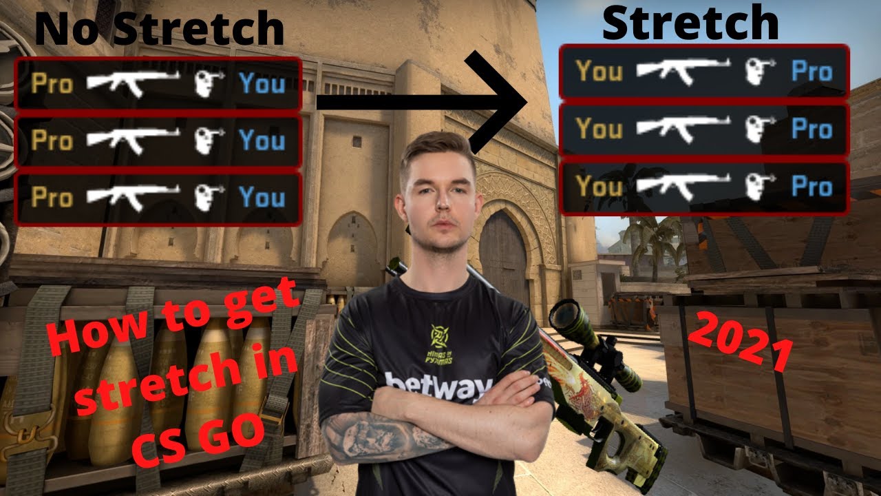 How To Get Stretch in CS GO - YouTube