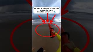 This lifeguard risked his life... 🤯🤯#shorts #shortsviral #rescue