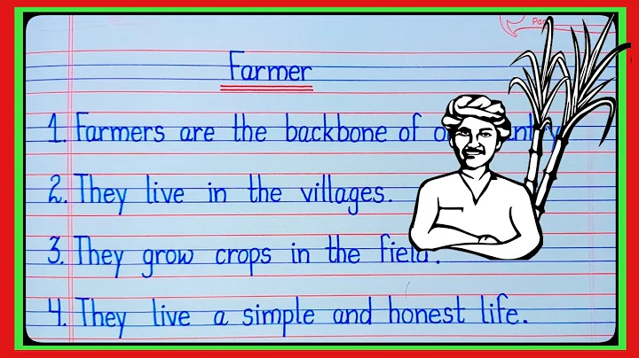 10 lines essay on Farmer/essay on Farmer/10 lines on farmer/farmer essay/farmer par 10 line/Farmer l - DayDayNews