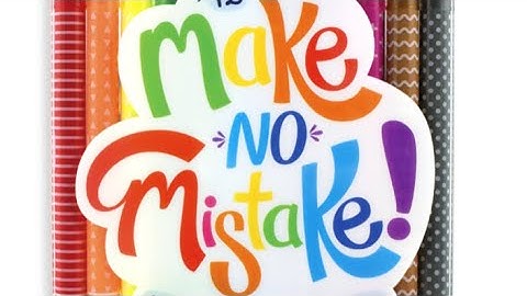 Testing out make no mistake erasable markers!