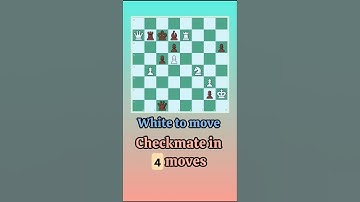 Checkmate in 4 moves #shorts #Chess #chesspuzzle #chesscom #chessplayer #chessgame #chessmoves