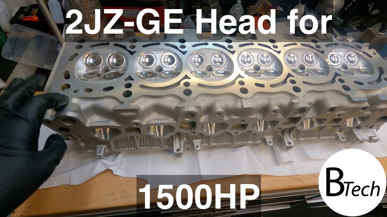 Non-VVTI Head Install for 1500HP 2JZ - AWD 260z Part 7