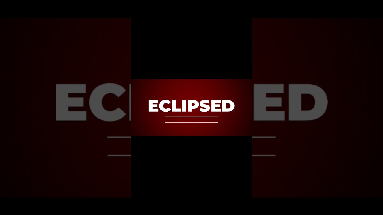 ⚡ECLIPSED HALO – The Beginning |