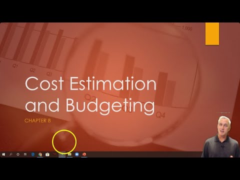 Cost Estimation and Budgeting Introduction