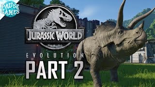 Jurassic World Evolution / Part 2 / Expanding my park and adding new Dinosaurs!
