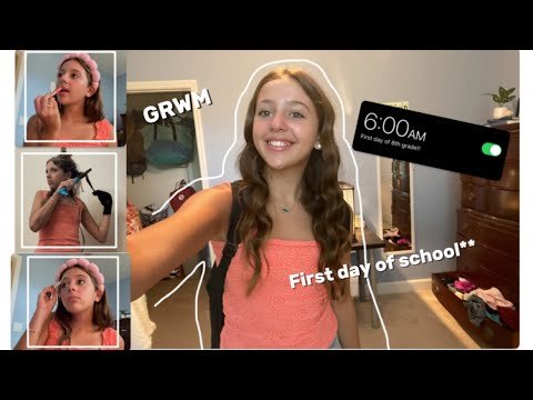 GRWM for the first day of school 📚✏️