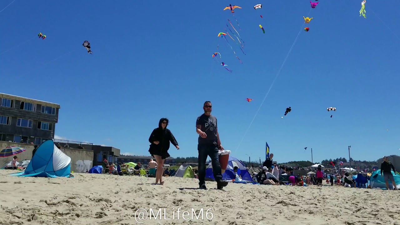 Lincoln City Oregon Beach Kite Festival 2018 YouTube