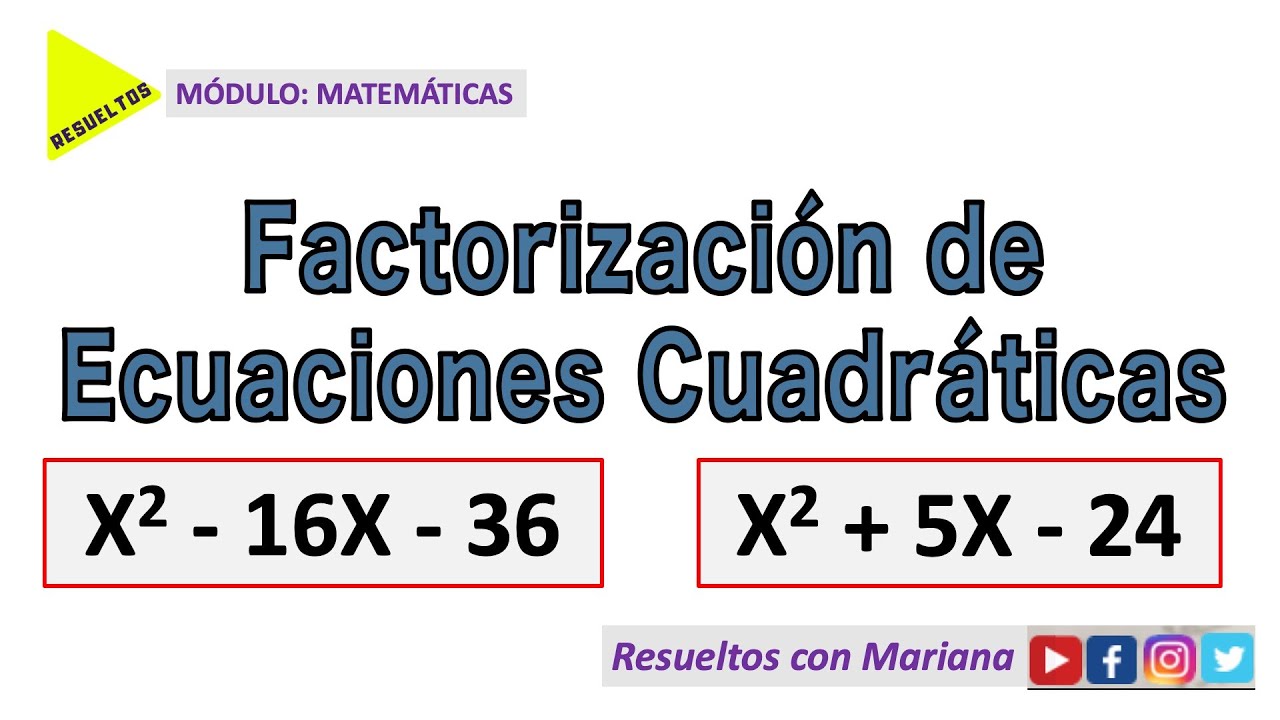 FACTORIZAR Una CUADR TICA Sin Usar La RESOLVENTE O BHASKARA x 2 16x 36 factorizar-una-cuadr-tica-sin-usar-la-resolvente-o-bhaskara-x-2-16x-36