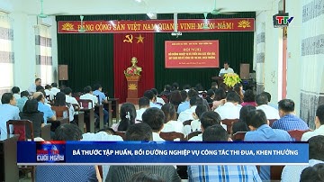 Bá Thước tập huấn, bồi dưỡng nghiệp vụ công tác thi đua, khen thưởng