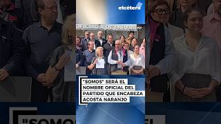 "Somos", the new name of the party led by Acosta Naranjo #somosmexico #ine #acostanaranjo