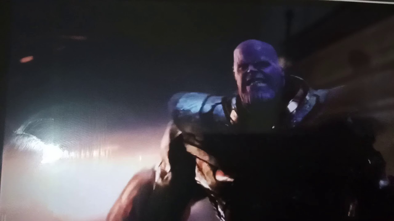 Avengers Endgame: Thanos Vs Captain America Scene - YouTube