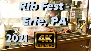 【4K】 Erie Rib Fest - Perry Square - 2021