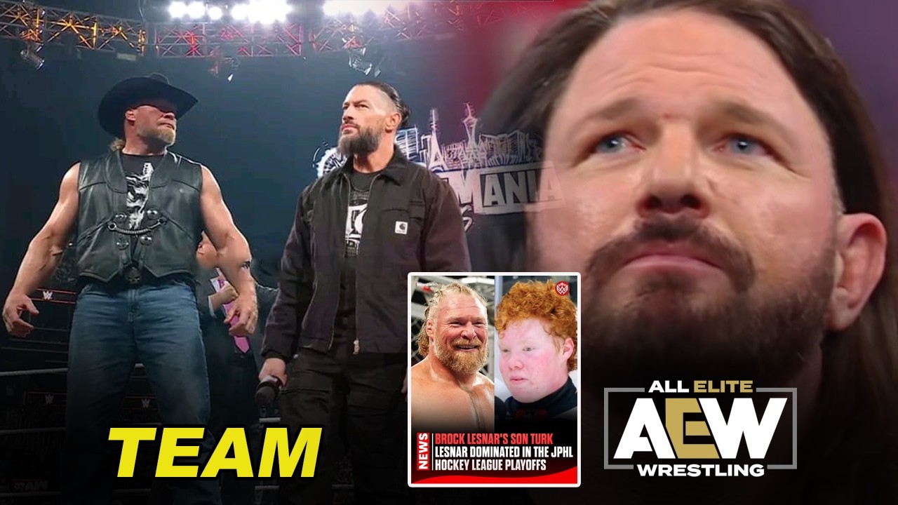 OMG! Brock Lesnar And Roman Reigns Again , Aj Styles AEW.