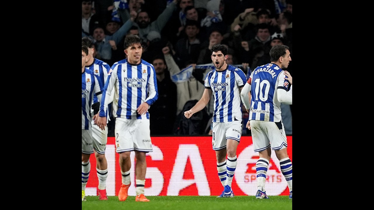 Los goles del Real Sociedad 2 - 1 FC Barcelona | El líder cae en Anoeta