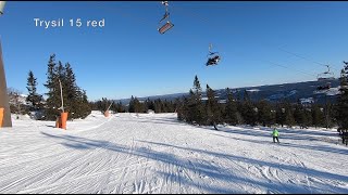 Trysil slope 15 red