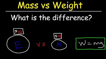 Physics - What Is The Difference Between Mass and Weight?
