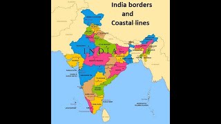 India borders and coastal lines | Quiz | English and Tamil