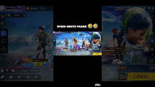 Speed Emote Prank 😂 | Enemy Ho Gaya Confuse 🤣 | Free Fire Shorts