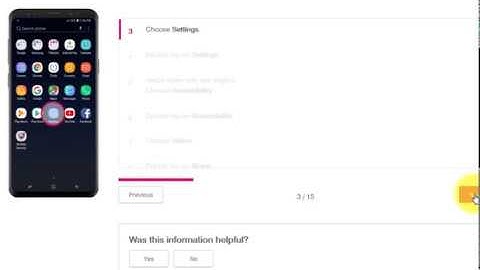 Turn off Talk Back Samsung Galaxy S9 plus