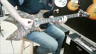 BC Rich Warlock Hand Carved Javara Guitar