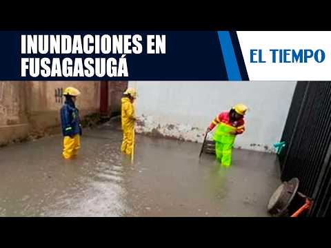 Heavy rains cause flooding and sewer system collapse in Fusagasugá, Cundinamarca