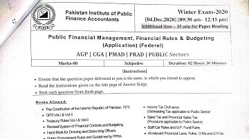 Pipfa PFM Pay Fixation Questions