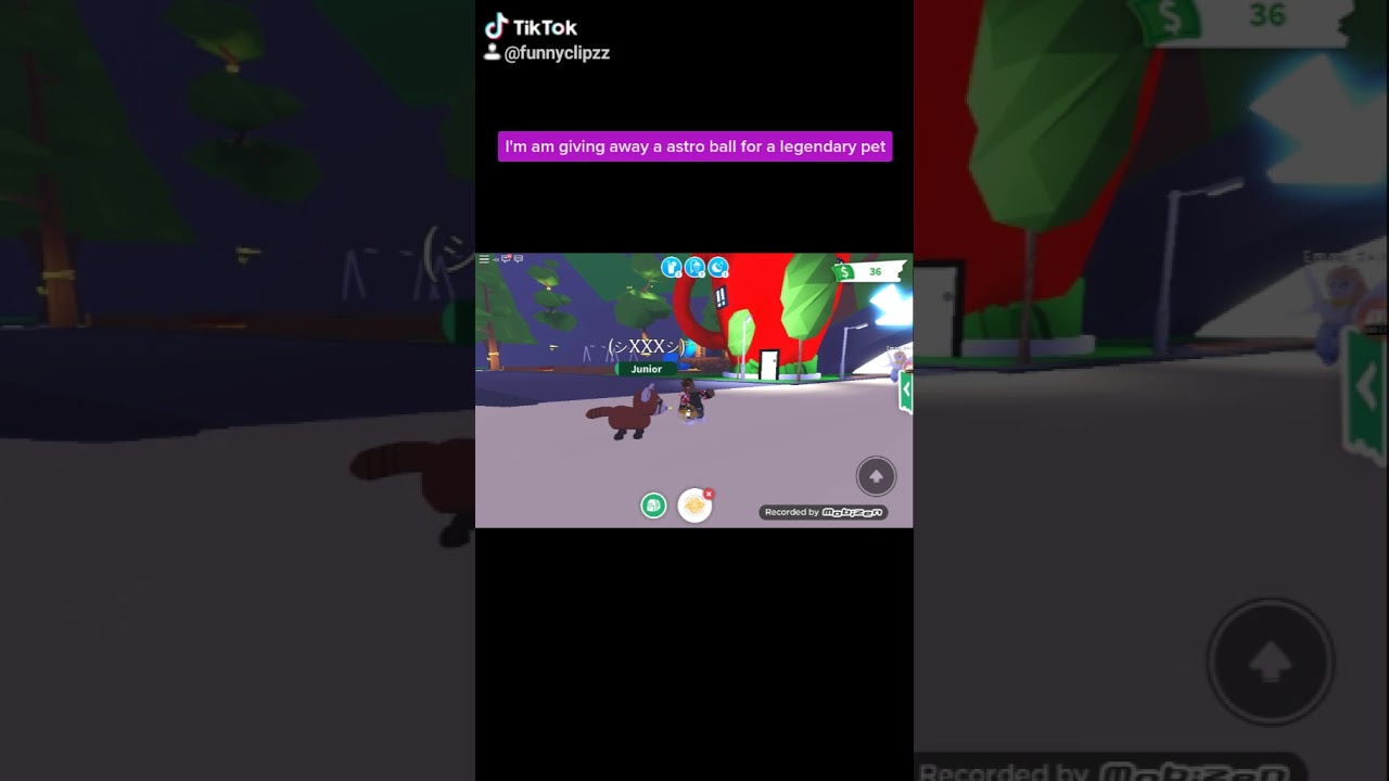 Giving away a astro ball adopt me - YouTube