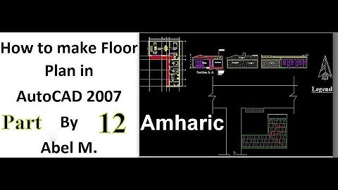 Part 12 Dimensioning And Finalising Project Plan in  AutoCad By Abel M