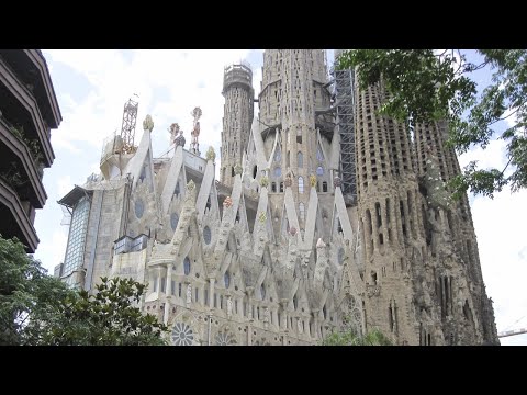 Sagrada Familia, ein unvollendetes Werk von Antonio Gaudi, einem großen katalanischen Architekten.