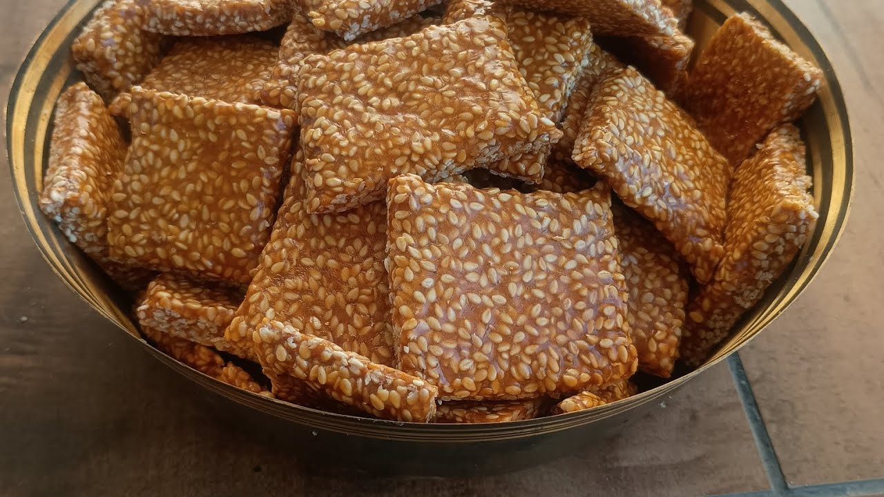 બજાર પર મળે એવી ક્રિસ્પી તલ ની ચીકી નવી રીતે ઘરે બનાવો ( Home made Tal ni Chiki recipe) 