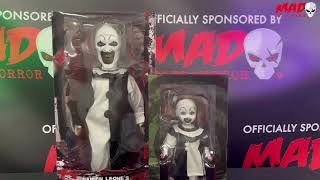 Terrifier Art the Clown MDS Roto Plush and Pale Girl LDD - YouTube