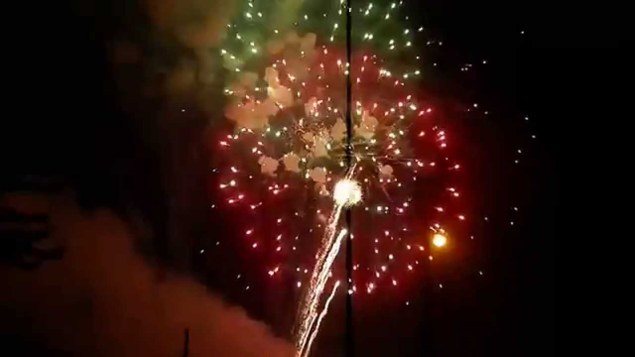 Gas City, Indiana Fourth of July 2014 Fireworks Display Grand Finale