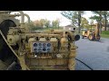 Caterpillar 3508 Big 35 Liter V8 Diesel Engines - Running One With No Muffler