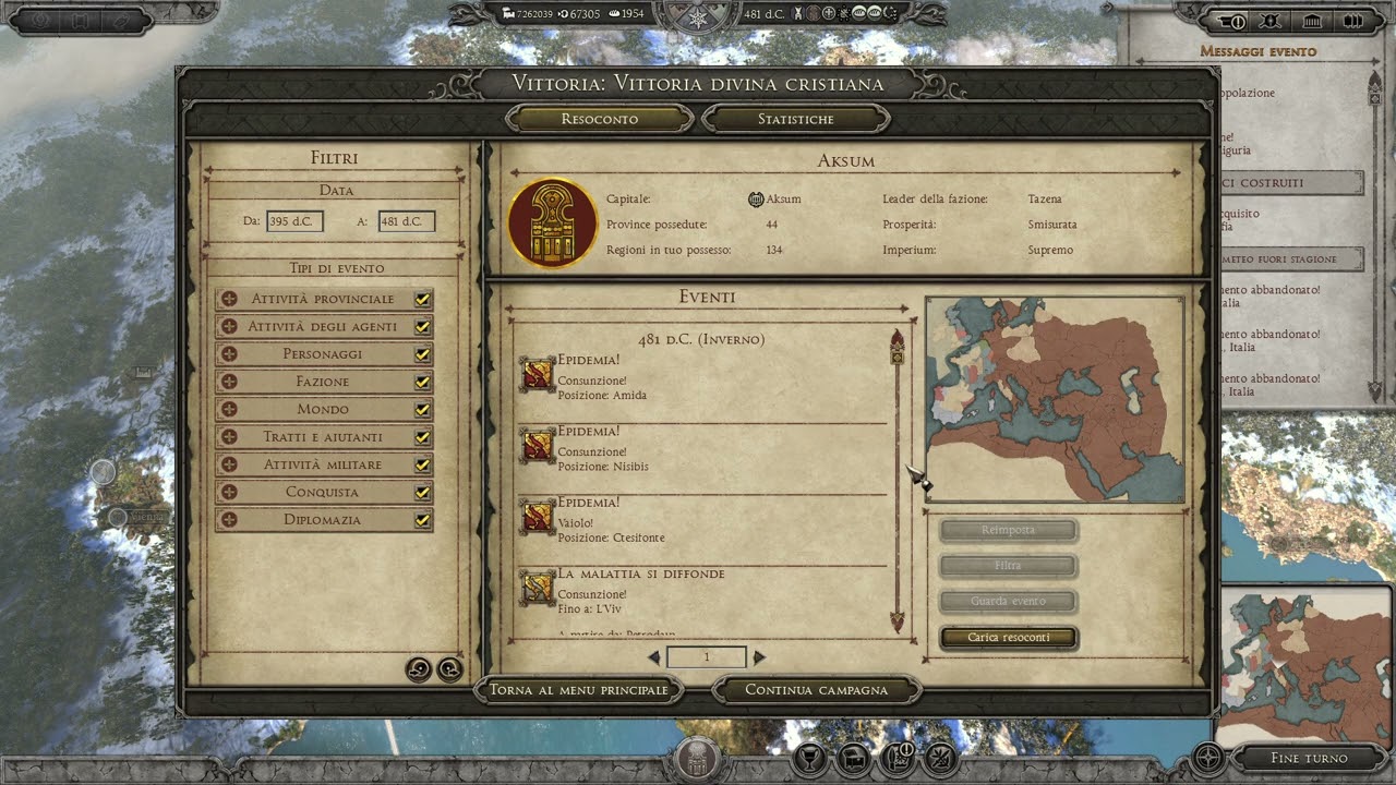 ATTILA TOTAL WAR. CHRISTIAN DIVINE VICTORY WITH THE AKSUMITE EMPIRE.