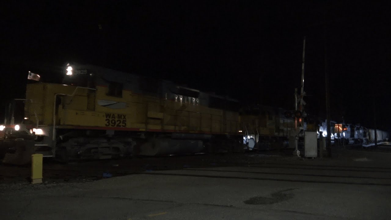 All Night Railfanning in Milan MI with Ann Arbor Railroad and NS Detroit District