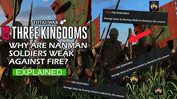 Why are Nanman Soldiers Weak Against Fire? Explained | Total War: Three Kingdoms