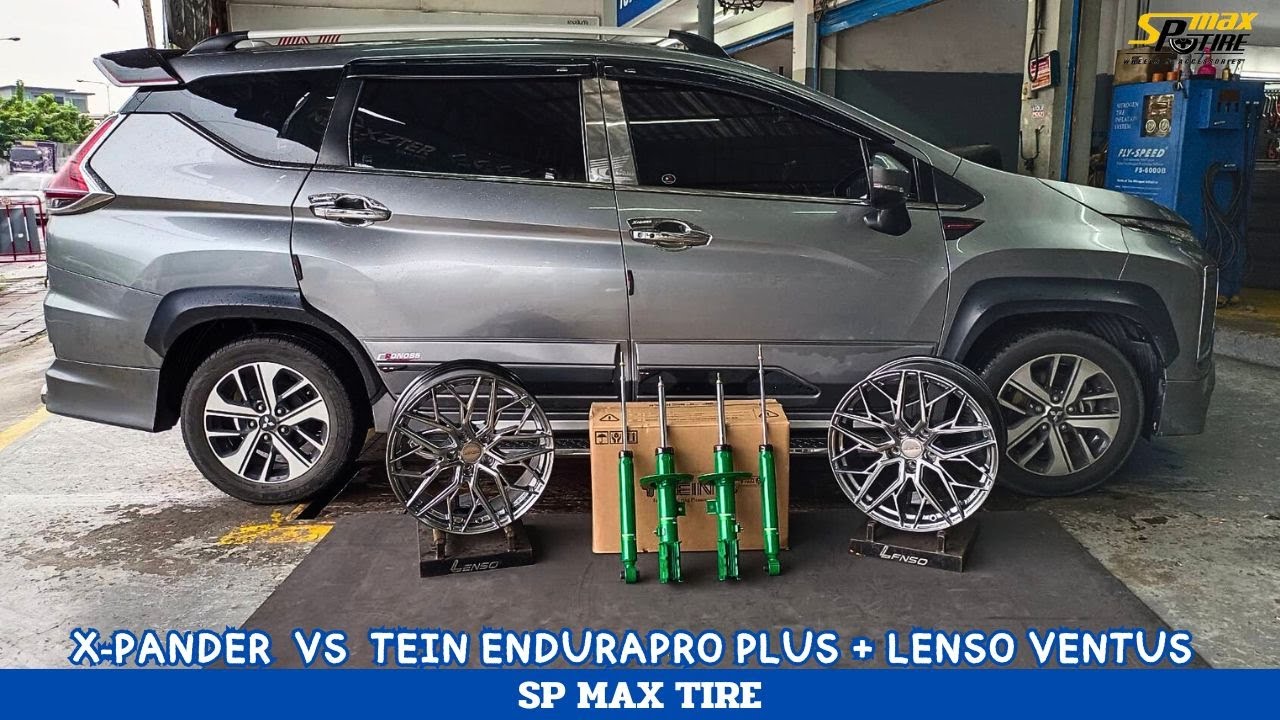 X PANDER เปลี่ยนโช้ค TEIN ENDURAPRO PLUS ล้อ LENSO VENTUS - YouTube