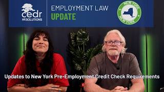 New York Pre-Employment Credit Check Law Update