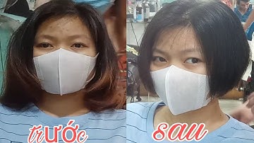 Hướng dẫn cắt tóc Bob ngắn cơ bản/ Basic short bob haircut tutorial
