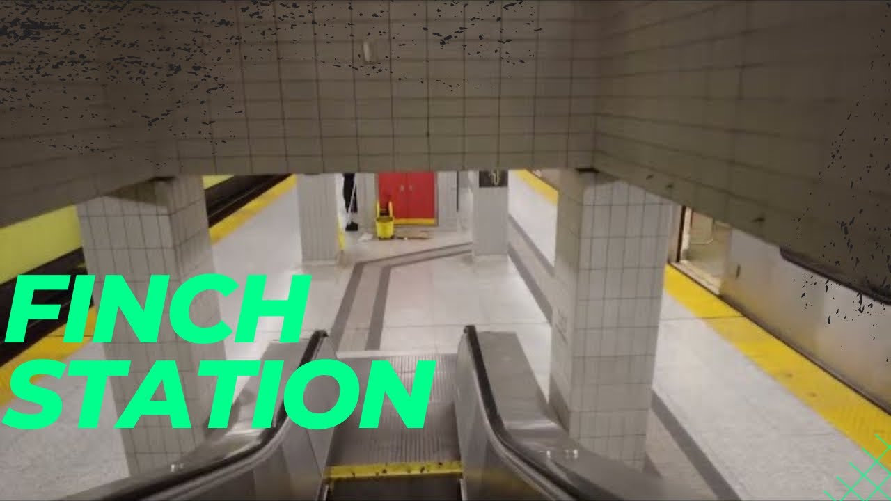 TORONTO WALK - WALKING INSIDE FINCH STATION